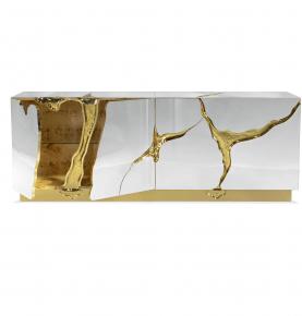 STEEL GLOSSY LAPIAZ SIDEBOARD MODERN DESIGNINGS