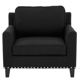 3 seater sofa - BLACK