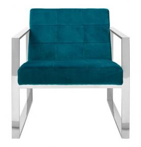 Velvet Armchair-BLUE