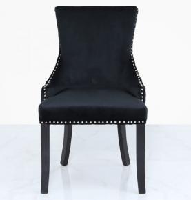 Black Velvet Dining Chair