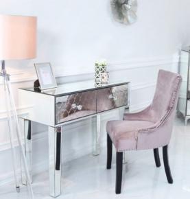 Pink Velvet Dining Chair