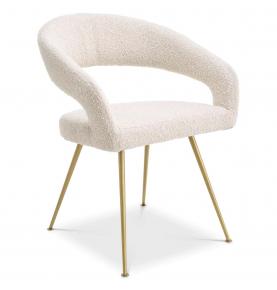 Sherpa Brass Dining Chair