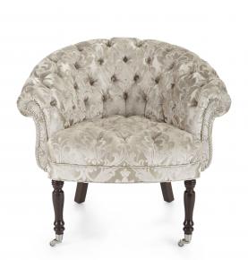 Taupe Sausalito Tufted Chair