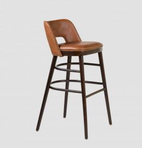 Upholstered Low Back Barstool