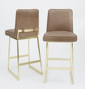 Reza Brass Barstool