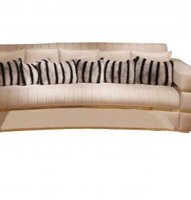 High End Contemporary Velvet Sofa