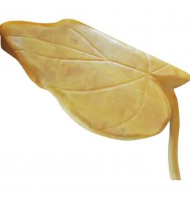 Coffee Table, Leaf Shape, Maple Solid Organic Shaped