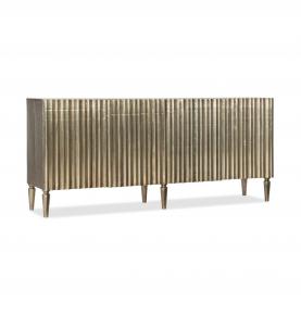 Silver foil texture design wooden cabinet