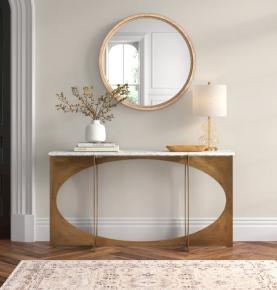 Genuine Marble Console Table