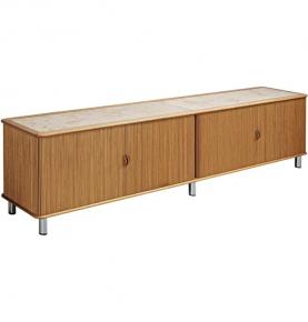 Sideboard with Tambour Doors in Mahogany